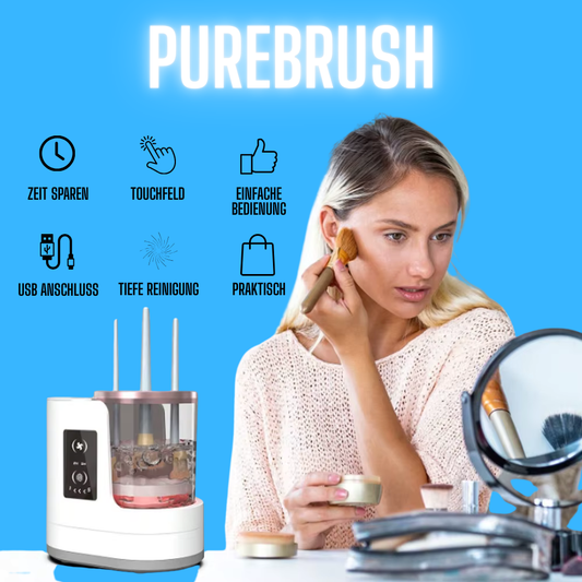 PureBrush – Elektrischer Makeup Pinsel Reiniger & Trockner