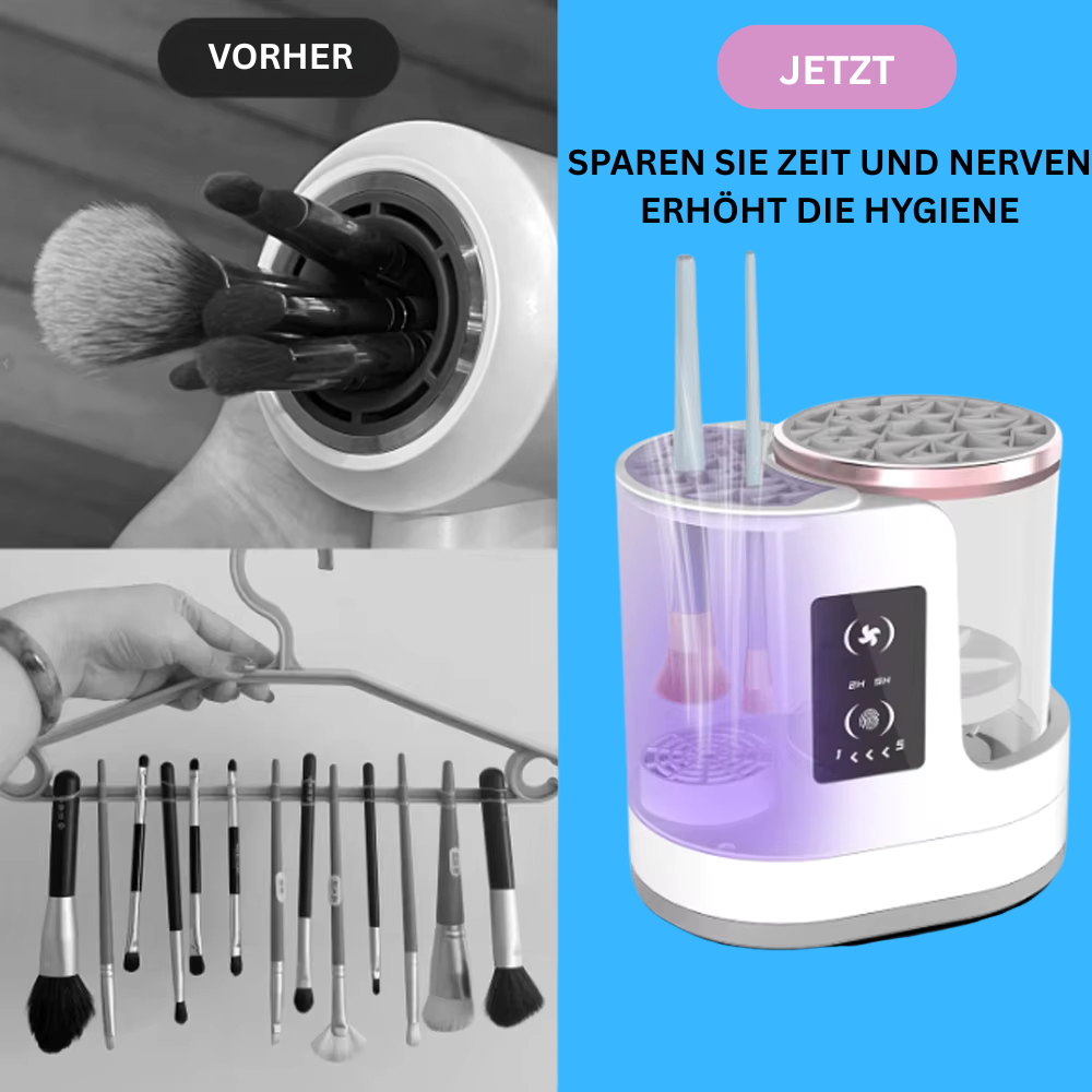 PureBrush – Elektrischer Makeup Pinsel Reiniger & Trockner